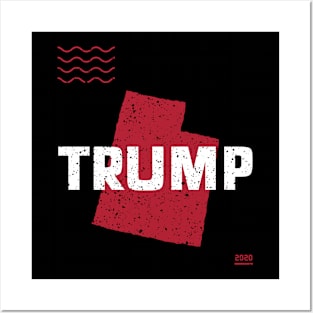 Trump Utah 2020  - Red Wave, Red State Posters and Art